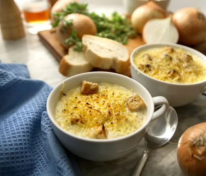 Soupe à l'oignon facile