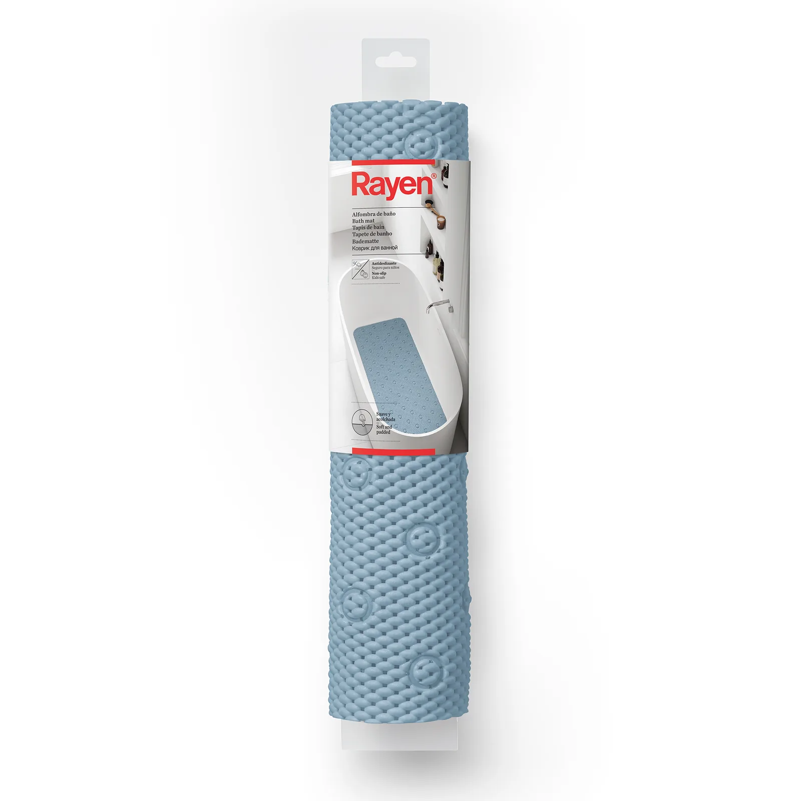Tapis de bain - 45x91 cm - Bleu — vue 6