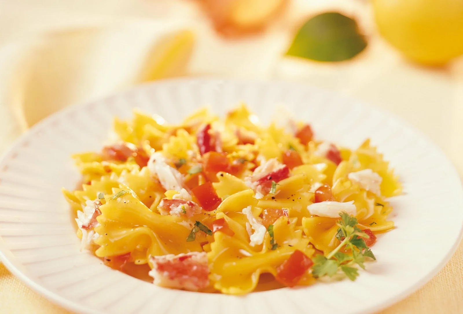 Farfalles au gorgonzola