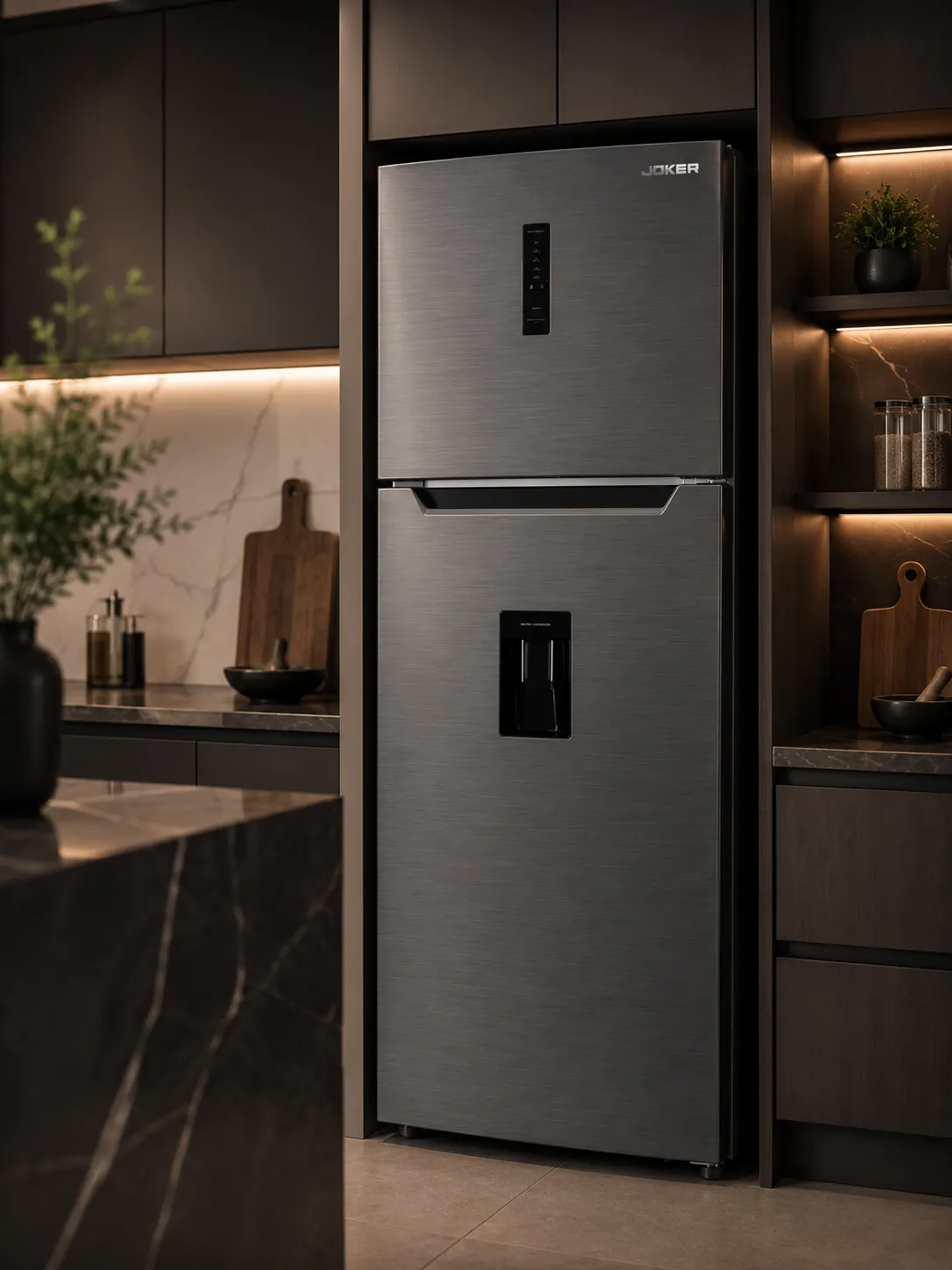 Réfrigérateur No Frost 430 L — Inox avec Distributeur d'Eau – vue 3