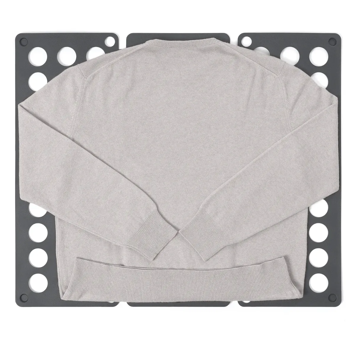 Plieur à linge - 70 x 59 cm - Gris foncé — vue 2