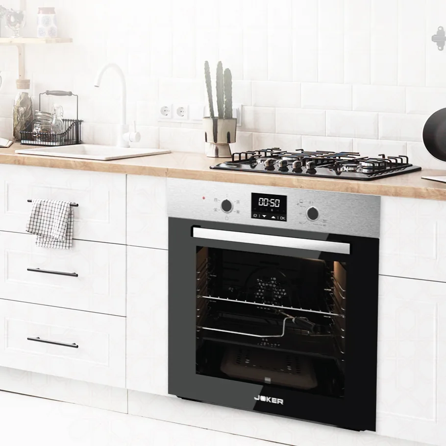 Four encastrable a gaz / electrique inox digital - JFGD-666 inox — vue 2