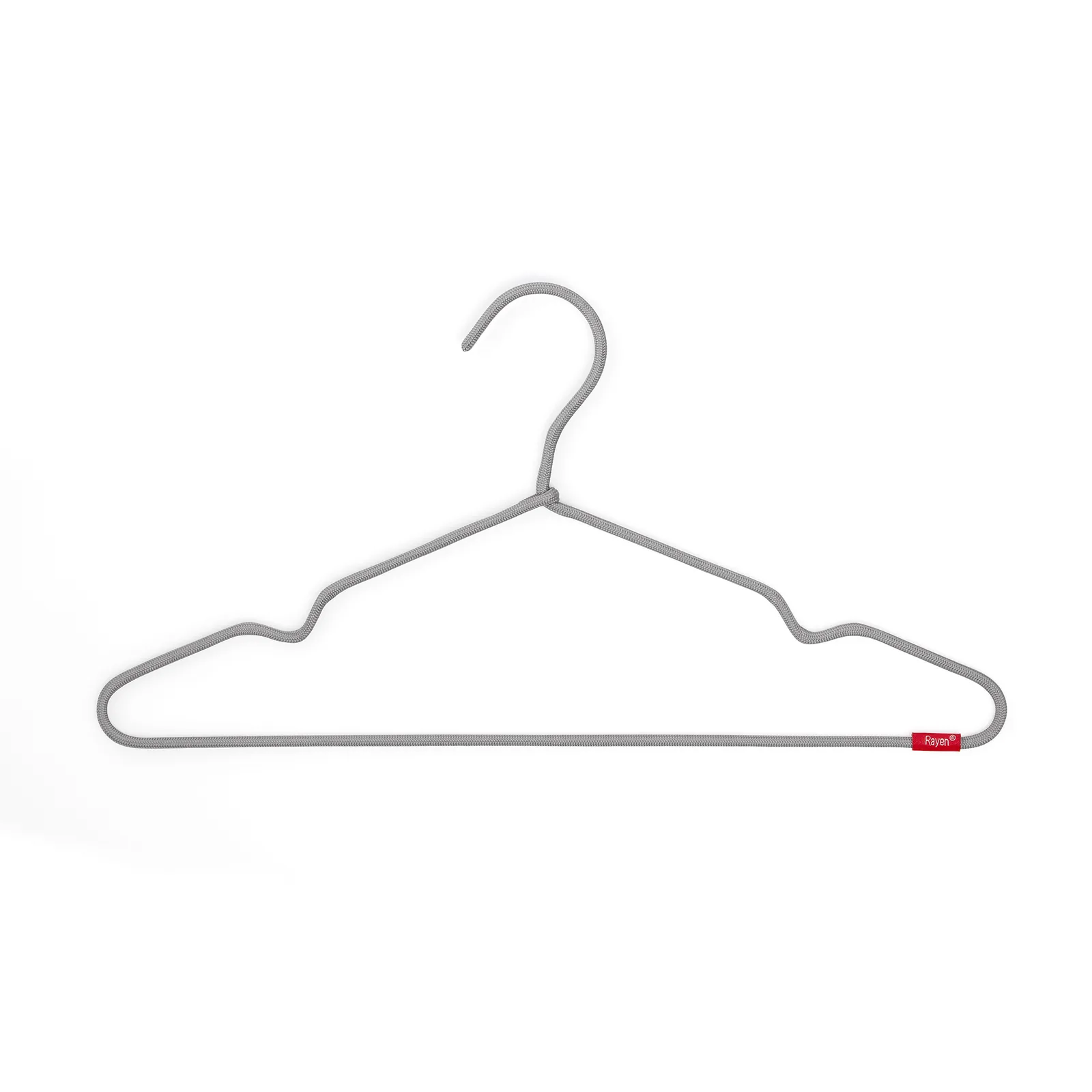 Lot de 6 cintres antidérapants - Gris — vue 3