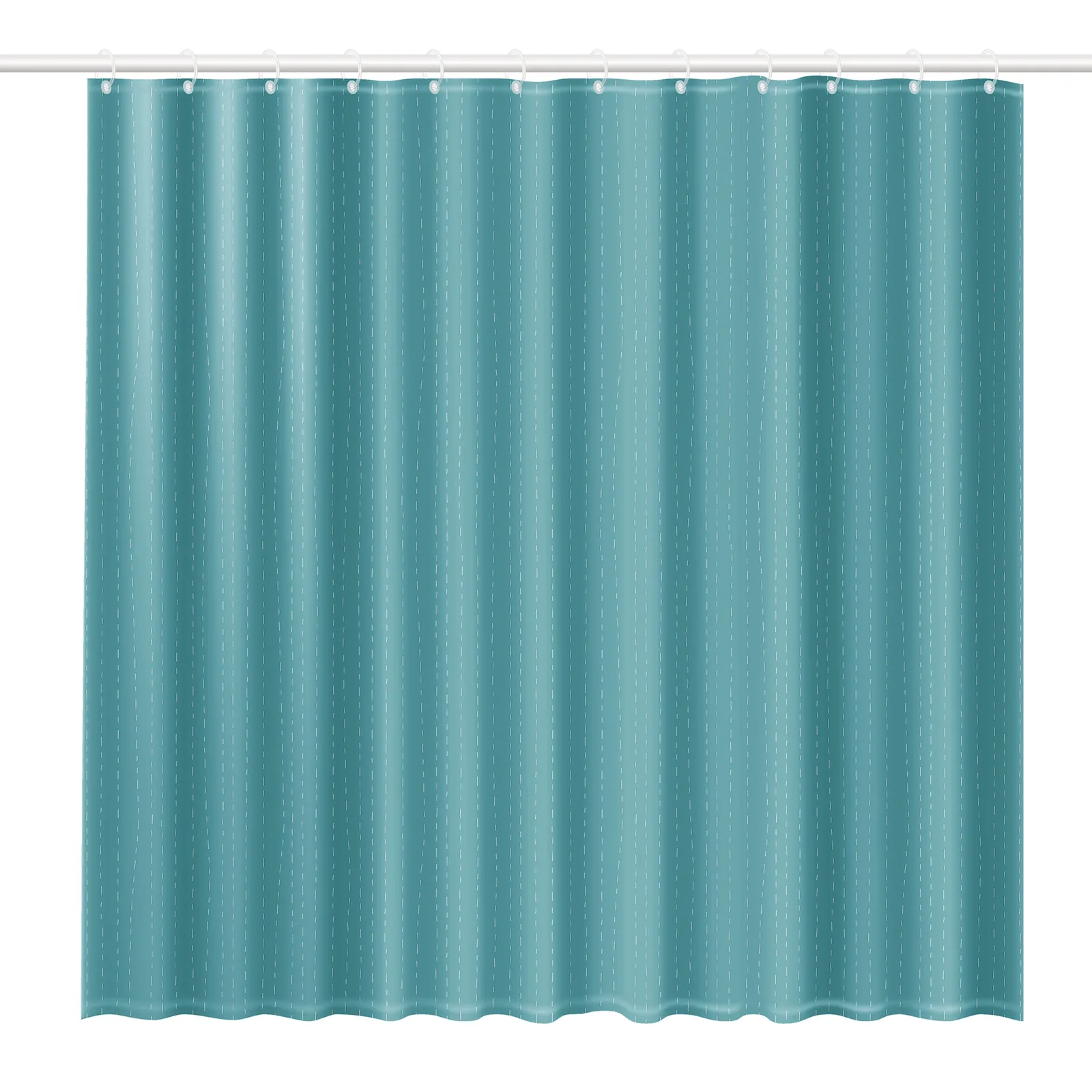 Rideau de salle de bain - 180 x 200 cm - Turquoise — vue 2