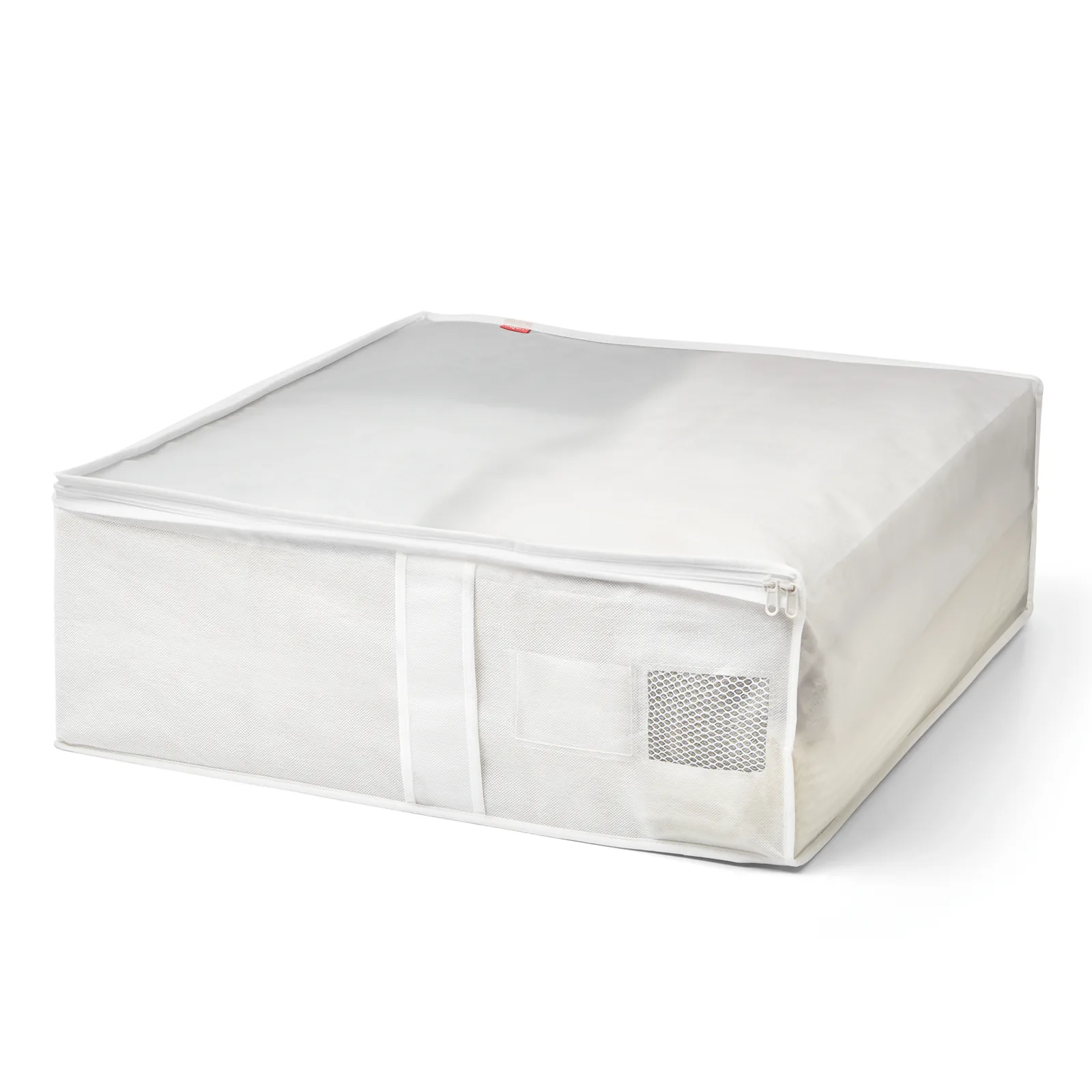Housse pour couvertures medium - 55X65X20cm - Blanc — vue 2