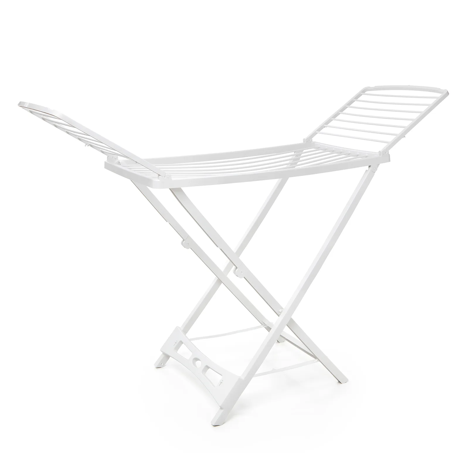 Étendoir en résine - 173x53x113 cm - Blanc — vue 5