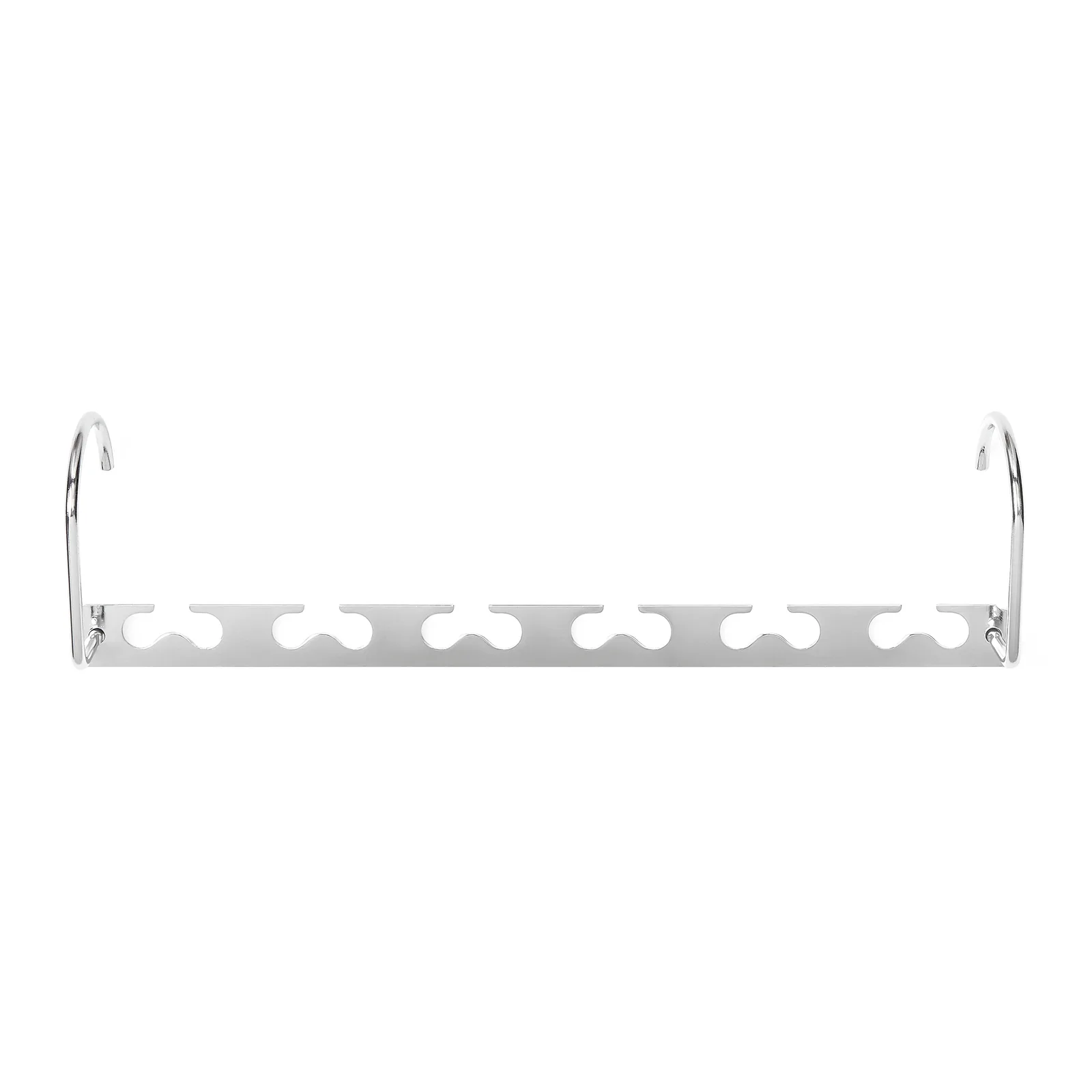 Lot de 4 cintre multiple - 26 x 7,2 x 5,2 cm - Gris — vue 6