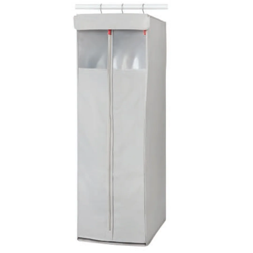 Armoire suspendue - 125 x 50 x 40 cm - Gris — vue 2