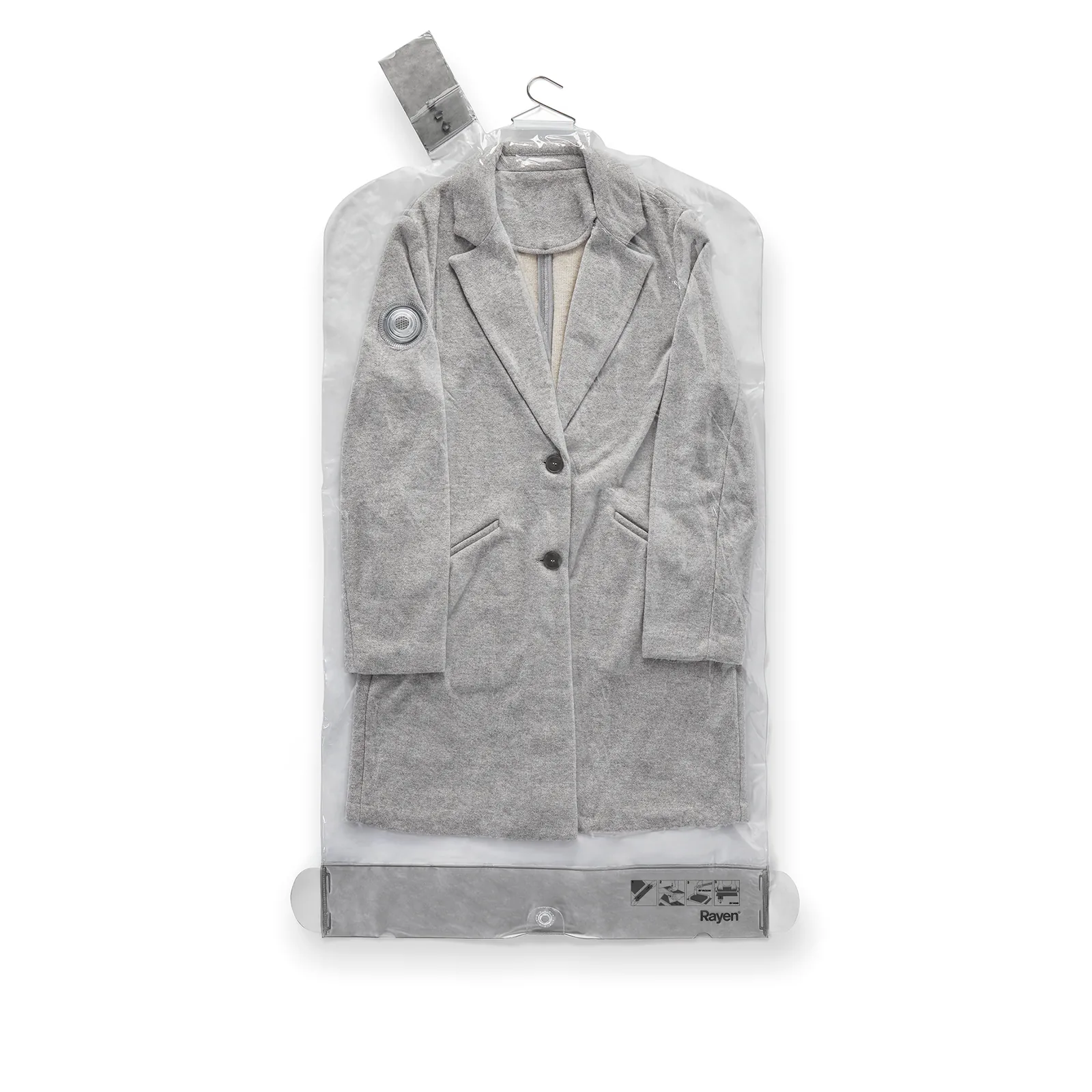 Sac de rangement sous vide - 60x110 cm - Transparent — vue 12