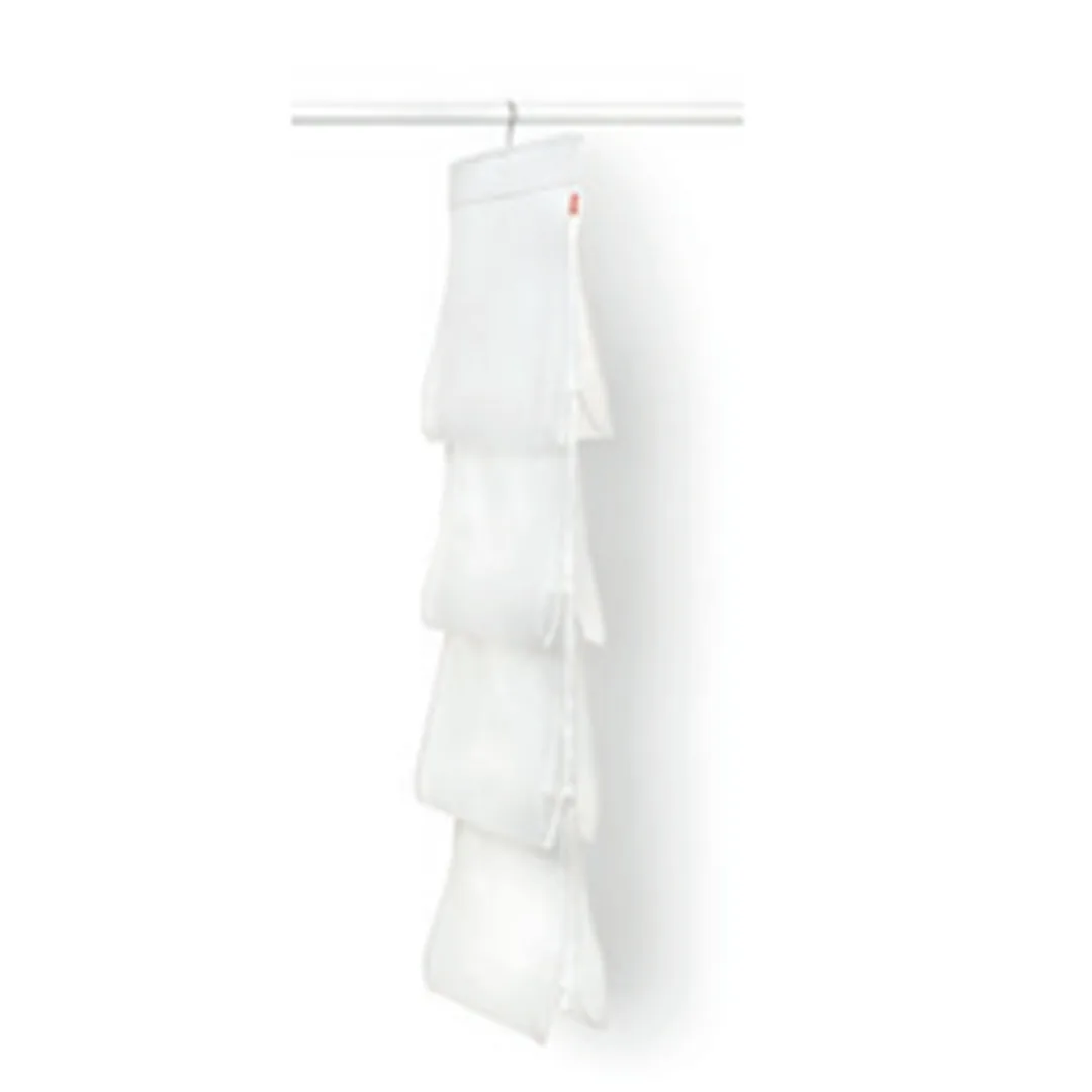 Rangement suspendu pour sacs - 122 x 33 cm - Blanc — vue 2