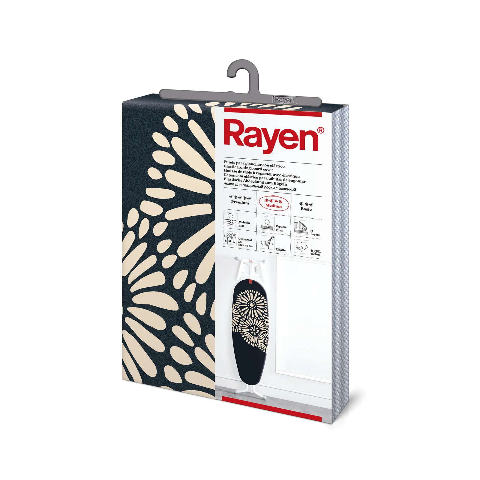 Housses de table à repasser - 127 x 51 cm - Bleu marine — vue 2