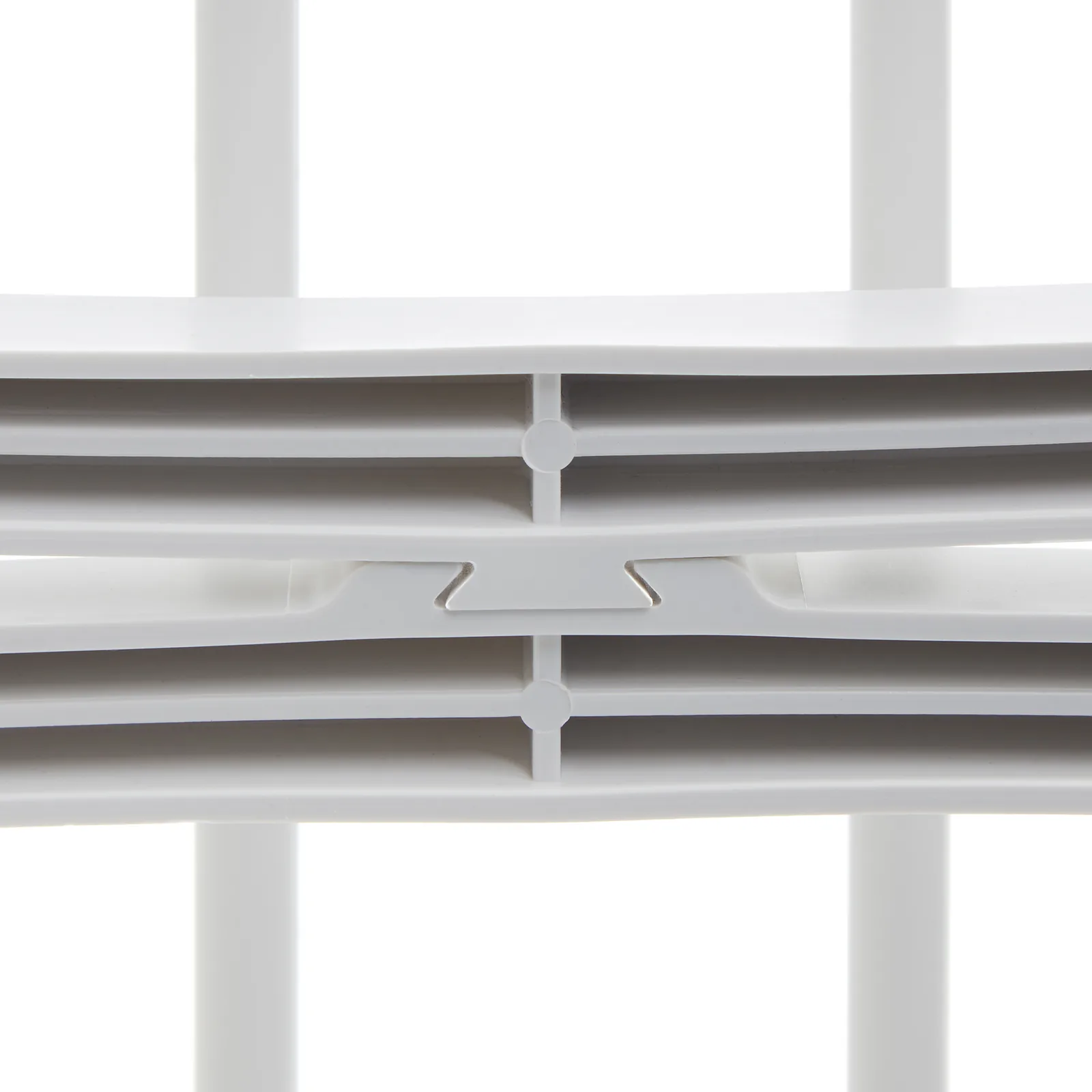 Étendoir en résine - 173x53x113 cm - Blanc — vue 4