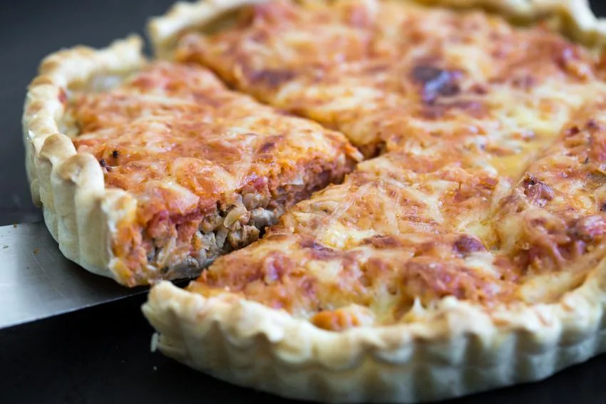 Quiche d'agneau tunisienne