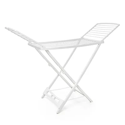 Étendoir en résine - 173x53x113 cm - Blanc — vue 2