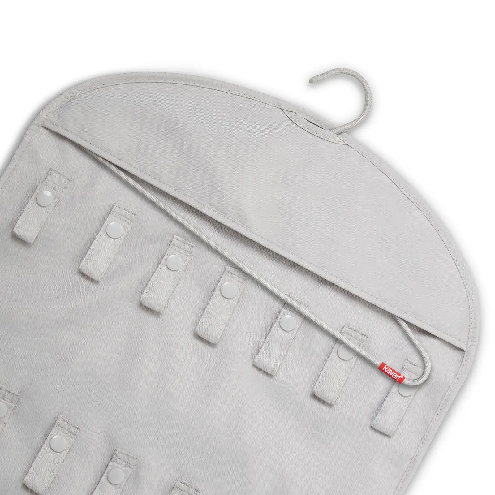 Rangement suspendu pour bijoux et accessoires - 45 x 90 cm - Gris — vue 4