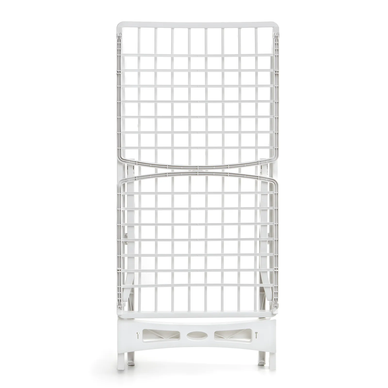 Étendoir en résine - 173x53x113 cm - Blanc — vue 7