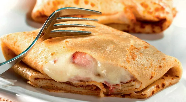 Crêpes au jambon et au comté