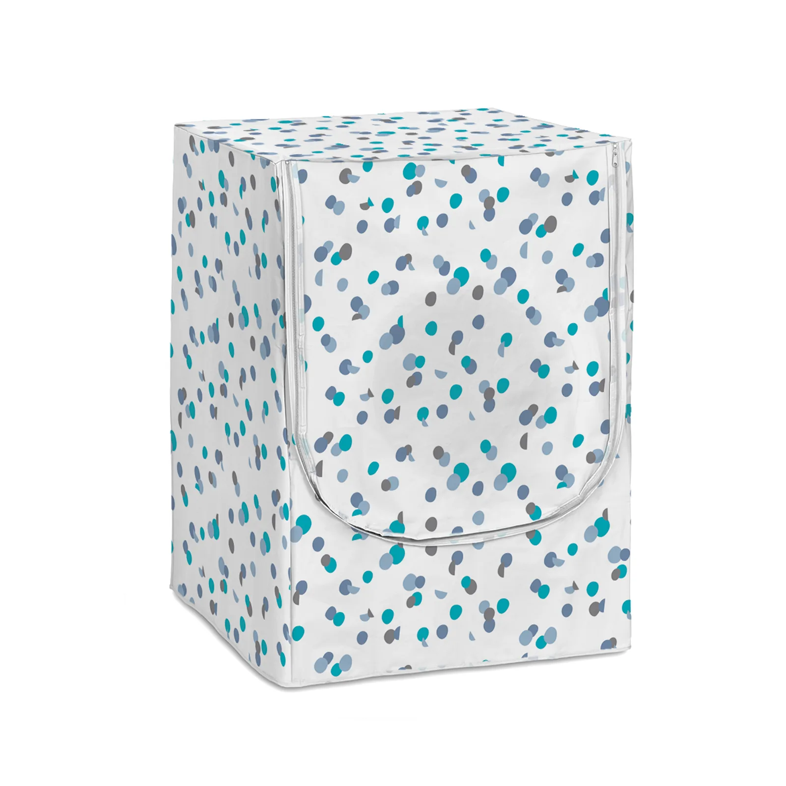 Housse pour machine à laver - 84 x 60 x 60 cm - Turquoise — vue 2