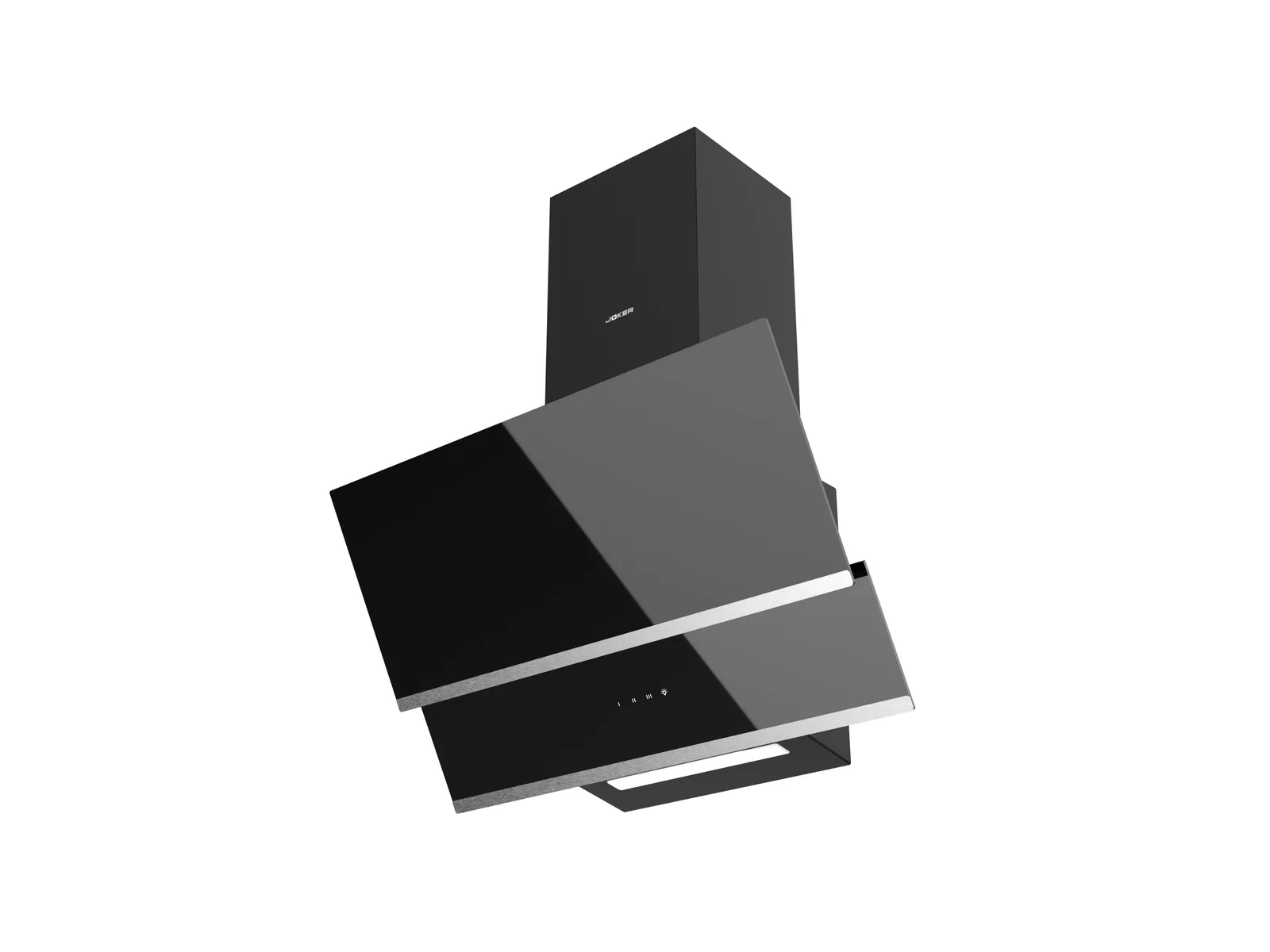 Hotte Décorative Murale 60 cm — Noir – vue 2