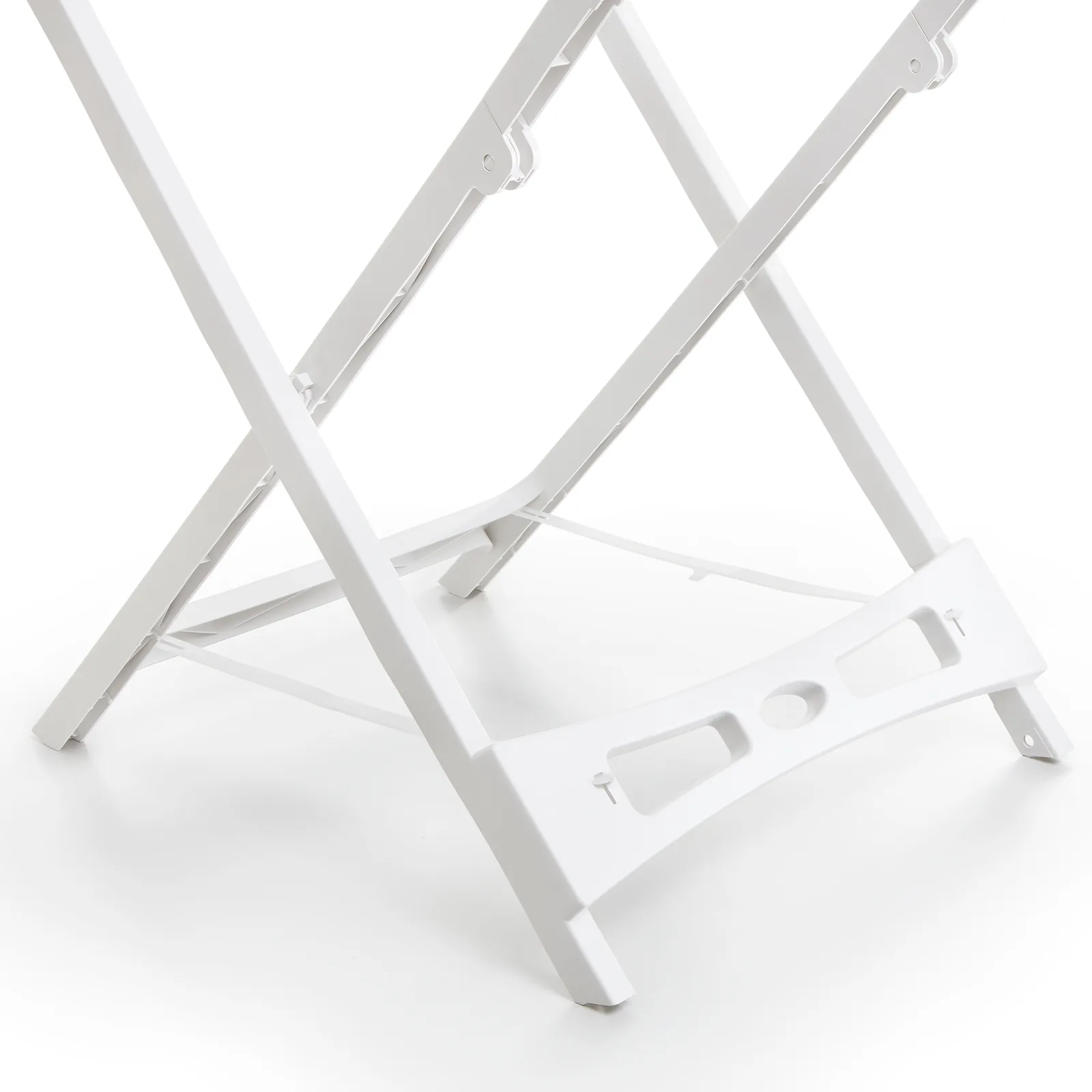 Étendoir en résine - 173x53x113 cm - Blanc — vue 3