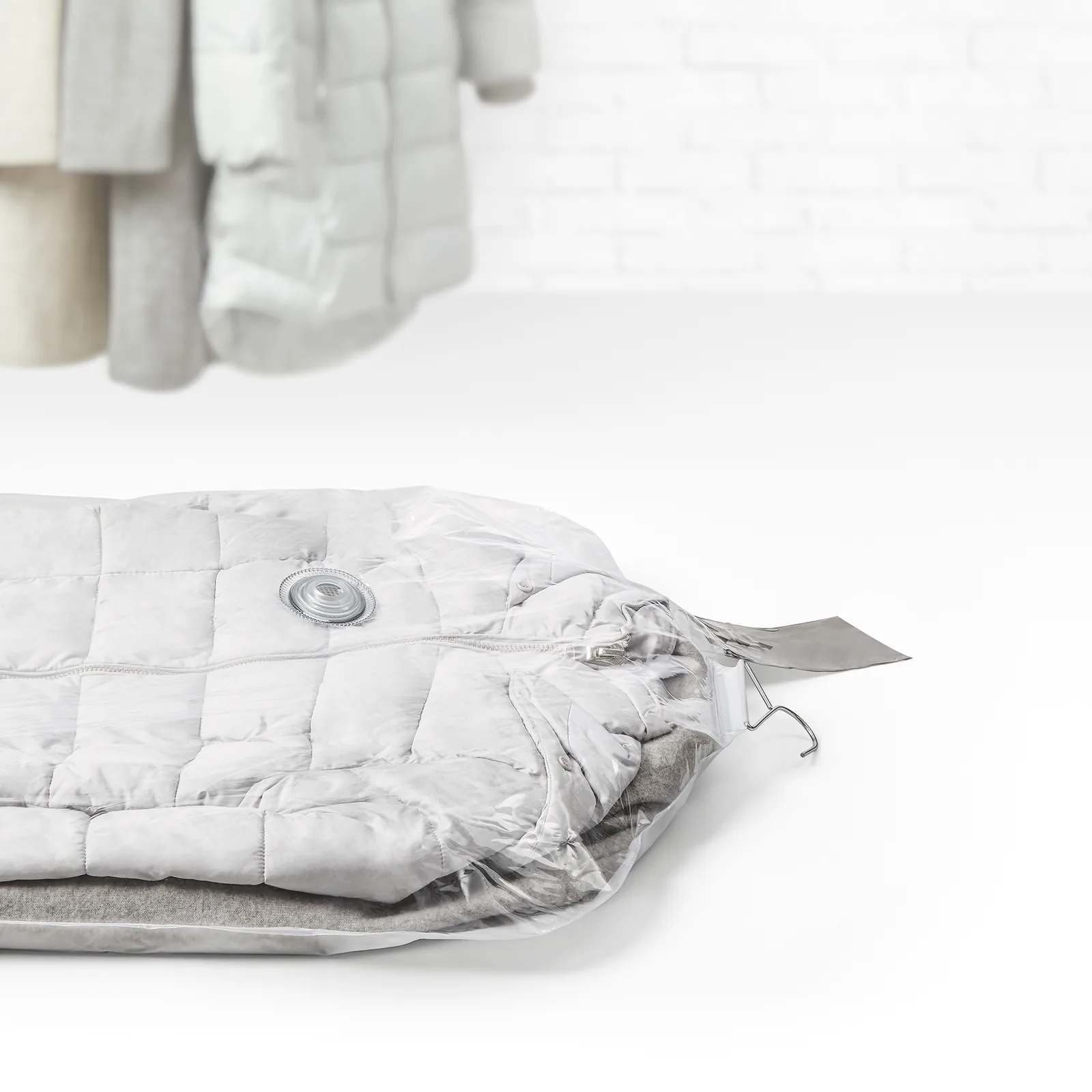 Sac de rangement sous vide - 60x110 cm - Transparent — vue 2