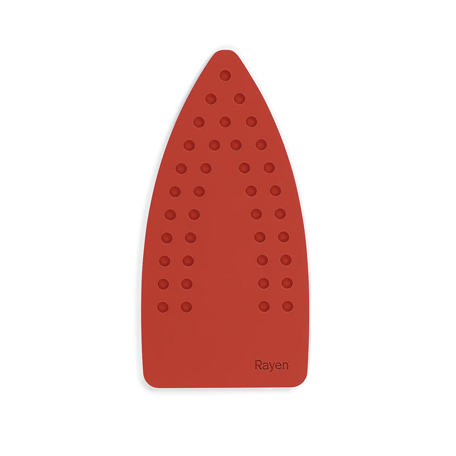 Base de silicone pour repassage - 27x13 cm - Rouge — vue 2