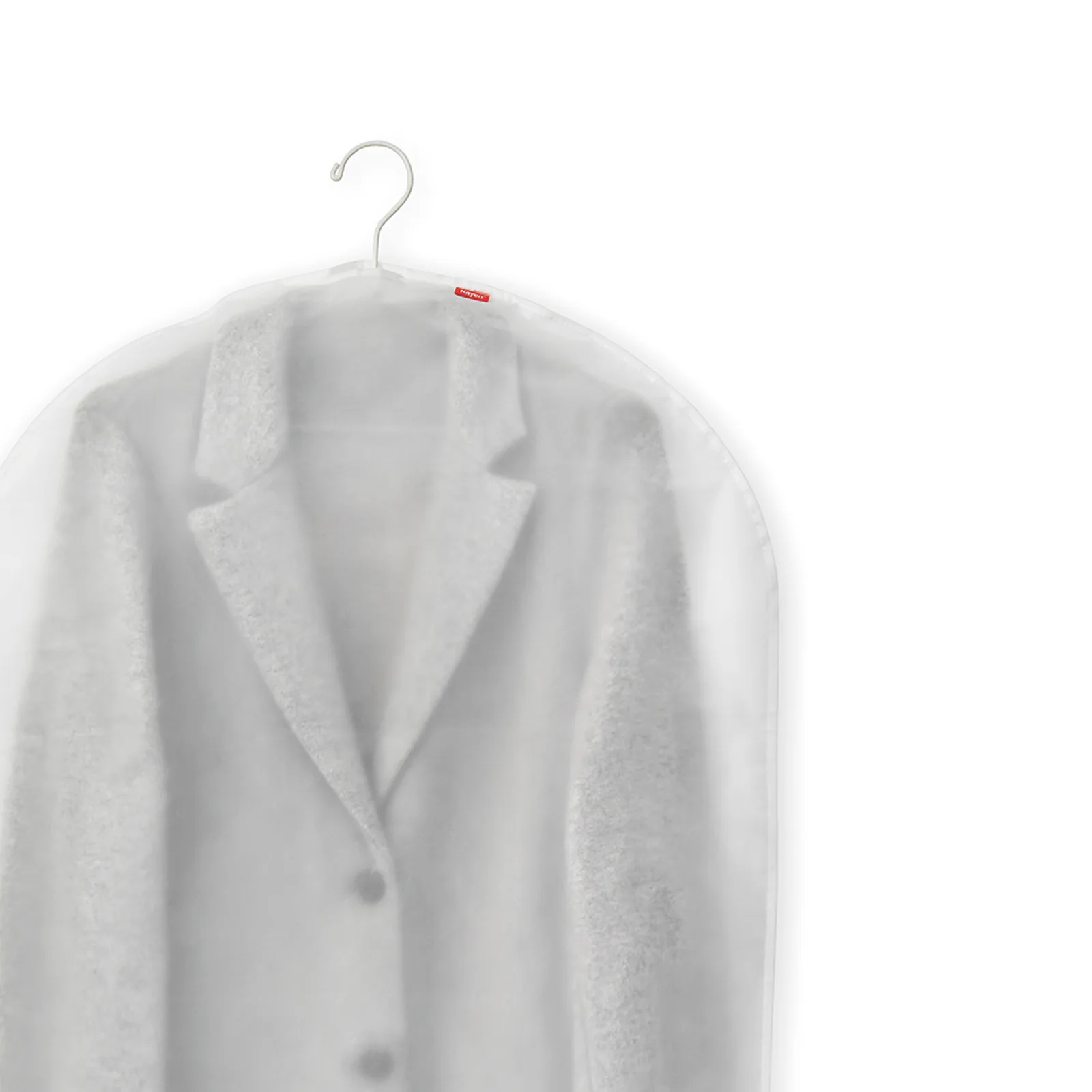 Lot de 3 Housses pour le linge basic - Blanc opaque — vue 3