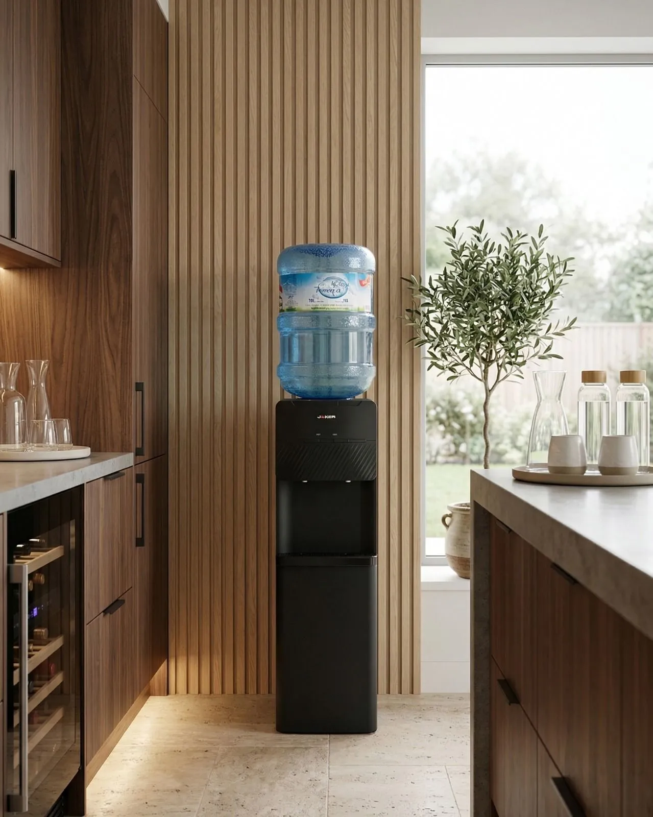 Fontaine à Eau Posable — Noir Élégant – vue 3