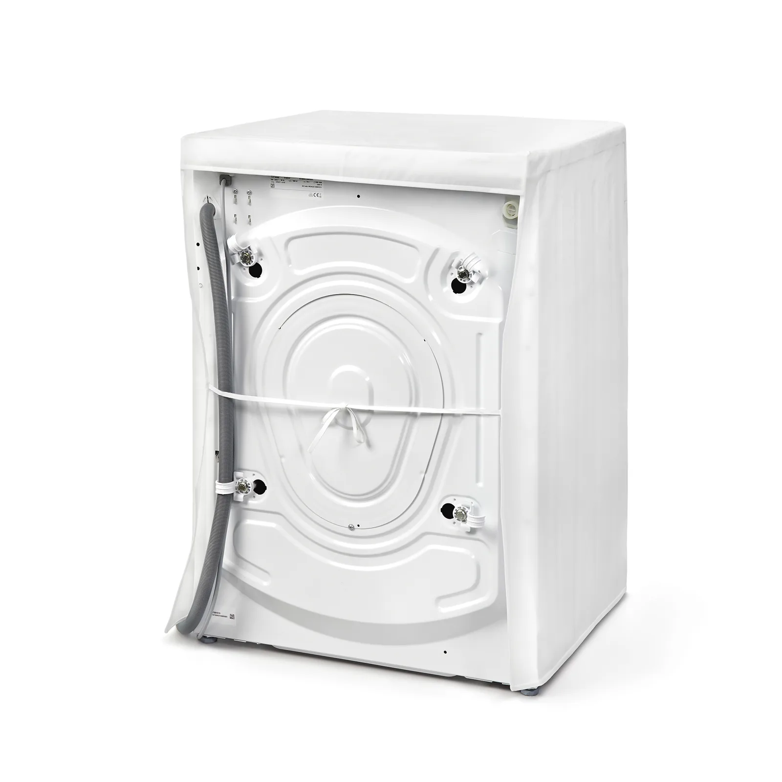 Housse pour machine à laver - 84 x 60 x 60 cm - 2398.11- Blanc opaque — vue 3