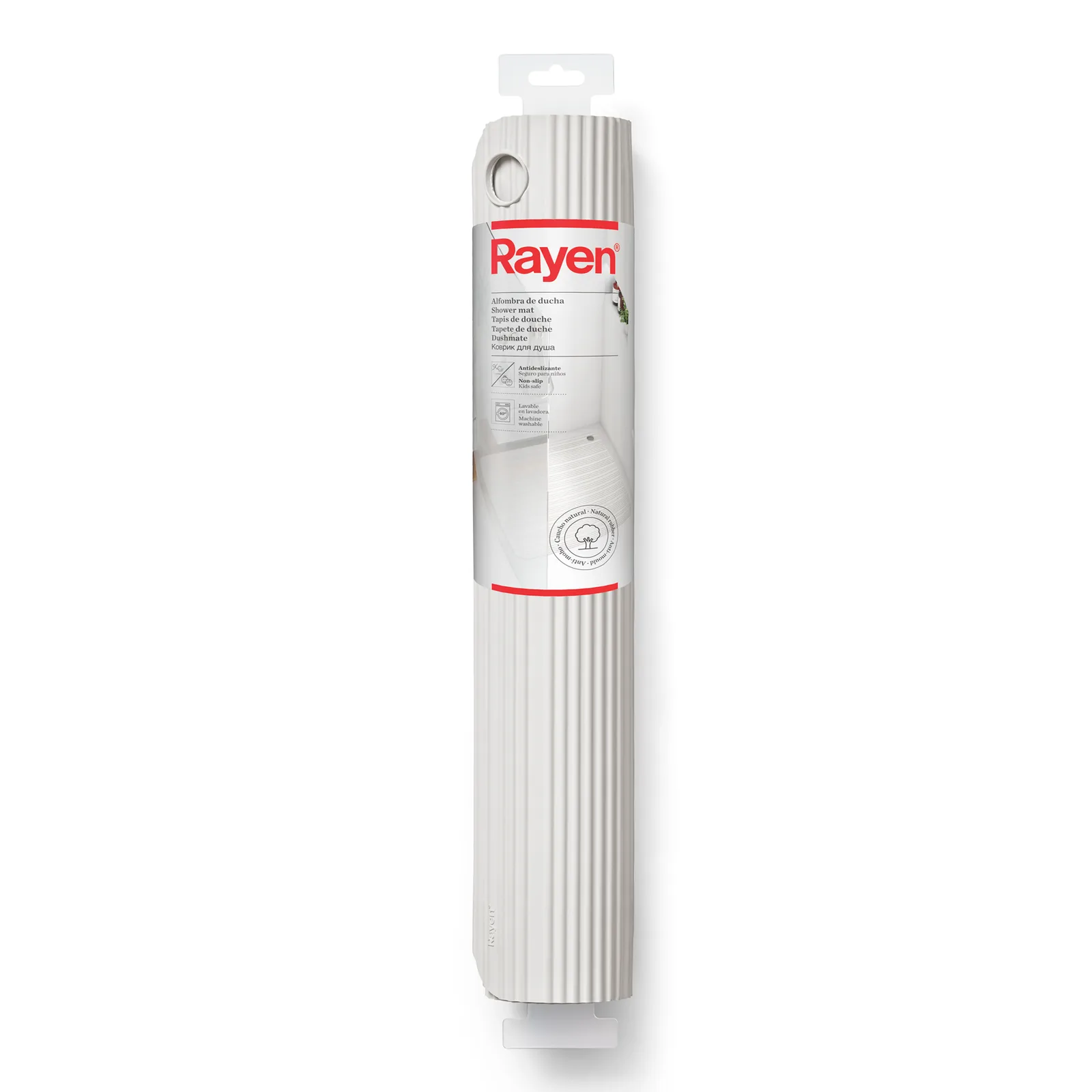 Tapis de douche - 50 x 50 cm - Blanc — vue 6