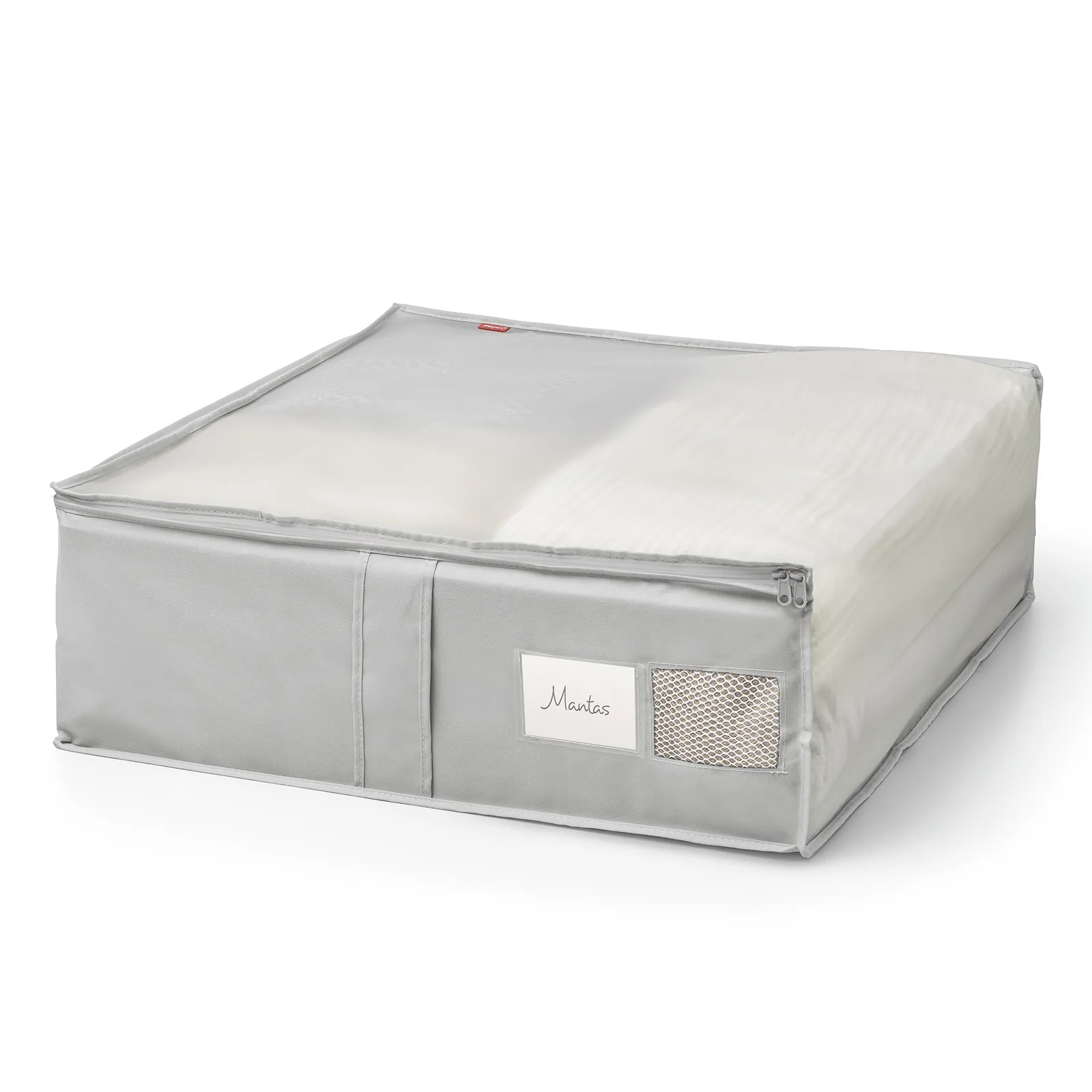 Housse pour couvertures - 65 x 55 x 20 cm - Gris — vue 5