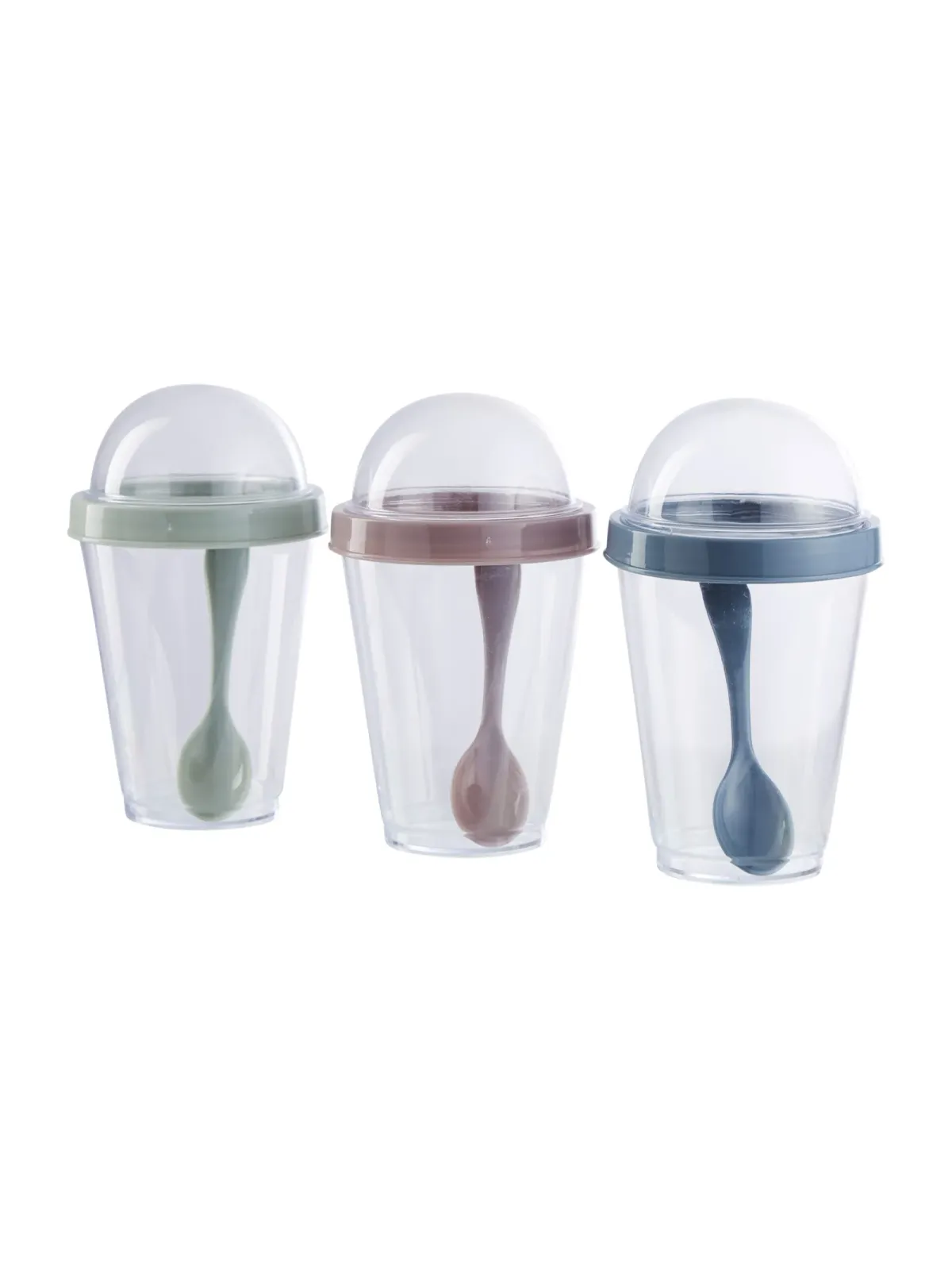 Tasse avec couvercle et cuillere 350ML — vue 6