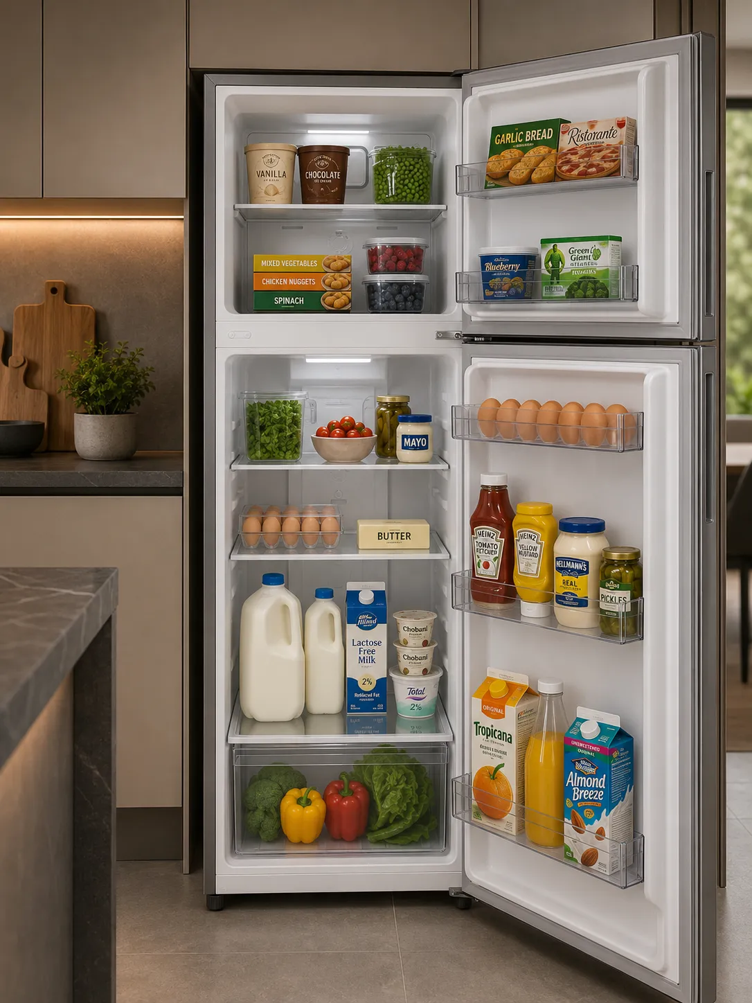 Réfrigérateur No Frost 335 L — Inox Premium – vue 3