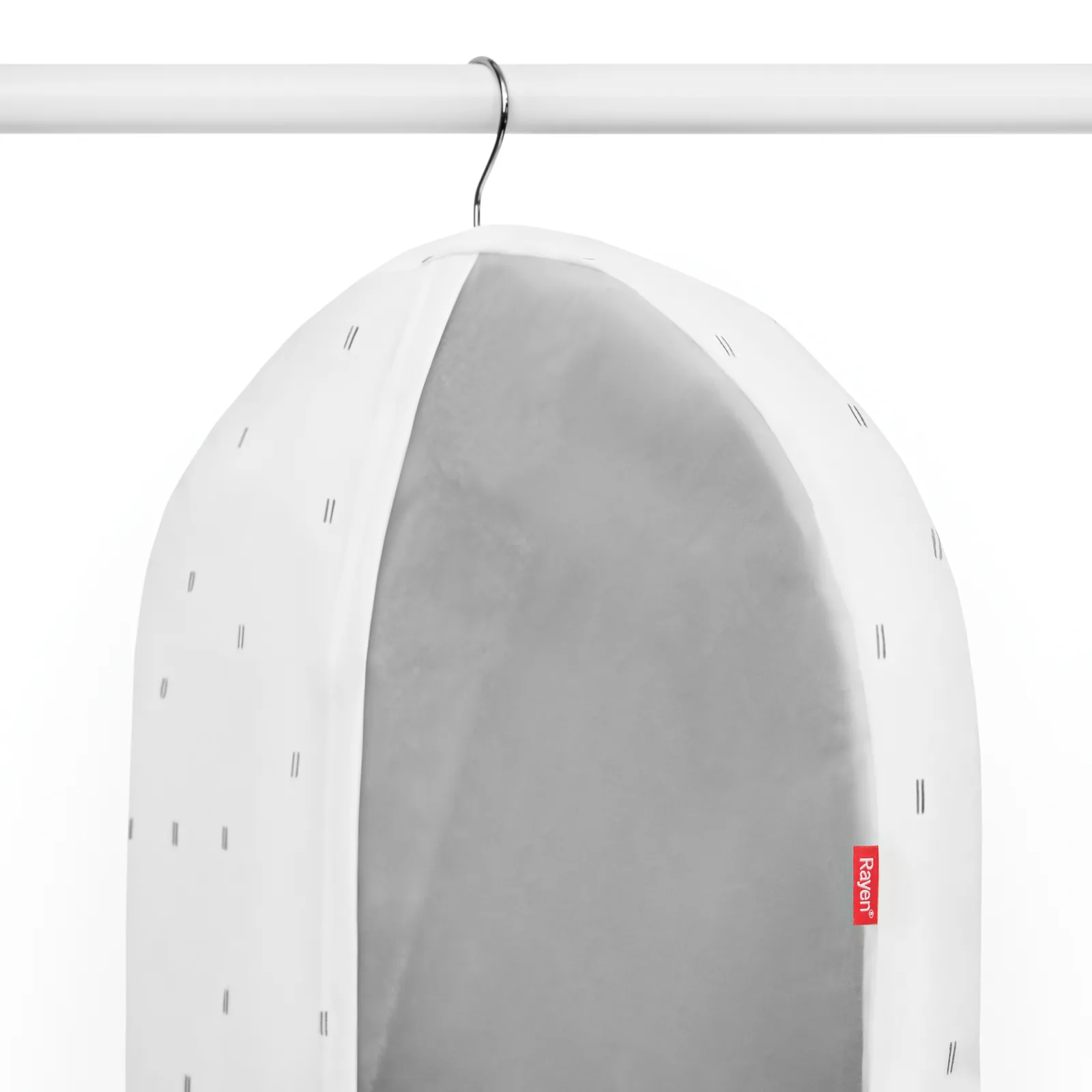 Housse pour le linge L - Medium - 60X150 cm - Blanc opaque — vue 4