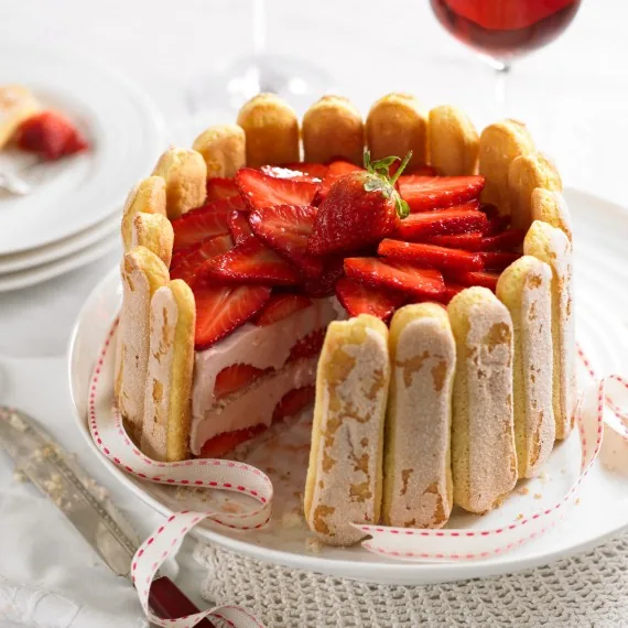 Charlotte aux fraises